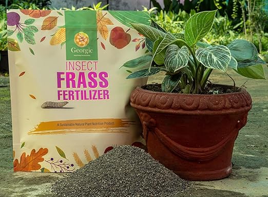 Insect Frass Fertilizer for Soil Amendment, All-Purpose Organic House Plant Food and Fertilizer- Pack of 3