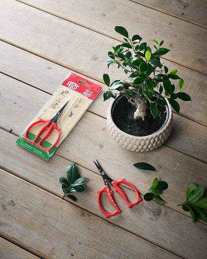 Felco 420 Trimming Scissors – 6.1" Garden Clippers with Fine Tip & Non-Stick Blade | Pruning Shears for Gardening | Garden Scissors for Plant with Stainless Steel Blade, Built-In Ruler