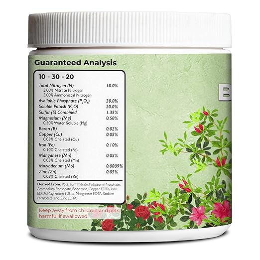Advanced Bloom Booster Flower Fuel by Perfect Plants | Water Soluble & High Nutrient Fertilizer for Beautiful Flowers and Fruit Such as Rose, Blueberry, Plumeria, and Hydrangea (226 Grams)