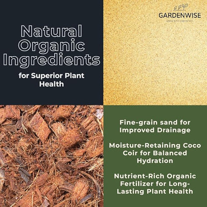 Organic Olive Tree Potting Mix – Fast-Draining, Nutrient-Rich Soil for Indoor & Outdoor Olive Trees – Mediterranean Plant Care – Long-Lasting Formula (3 QUARTS)