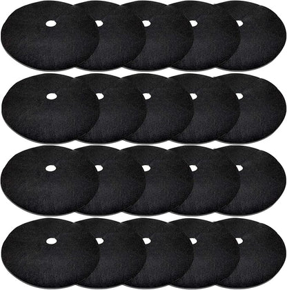 EBaokuup 20 Pack 16.5 Inch Non-Woven Tree Mulch Ring - Degradable Tree Protector Mat, Reusable Tree Weed Barrier Mat for Weed Control Root Protection