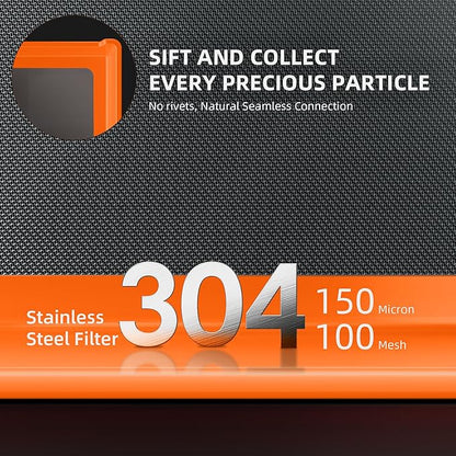 Spider Farmer Trim Tray Kit with Trimming Tray, 150 Micron Precision Screen, Bottom Harvest Bin, Scissors, Brush & Magnifying Card – Collect Pollen and Fine Plant Material