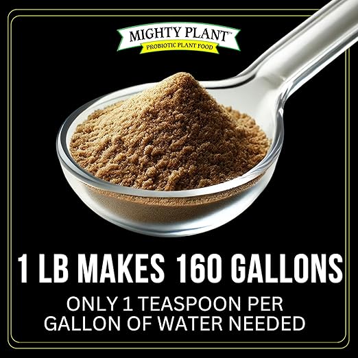 Organic Probiotic Plant Food – Fast-Acting with Microbes & Amino Acids 8-2-6 + 3% Calcium for All Garden Types Organo Grow | Boost Growth & Health (5, Ounces)