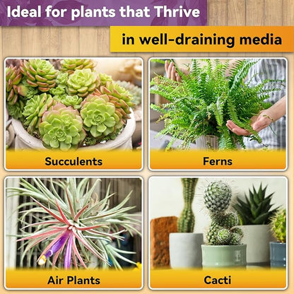 Riare 4QT Orchid Potting Mix for Repotting- Orchid Repotting Kit Include Moss, Pine Bark, Perlite, Coco Peat- Premium Orchid Soil Medium for Indoor Potted Plants Root Ventilation & Expanding