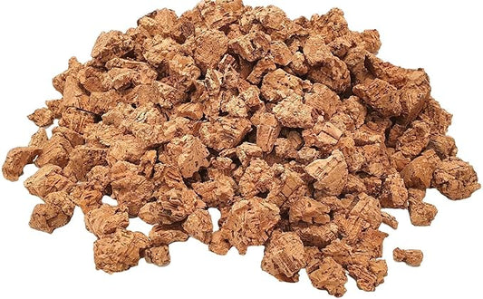 Cork Orchid Bark - Cork Bark Nuggets (3/8"- 3/4") - Natural Cork Bits (10-20mm) for Orchids, Air Plants, Reptiles & Terrariums (3 quarts)