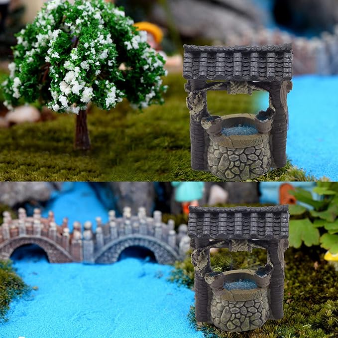 Miniature Fairy Garden Decoration Accessories Garden Sculptures Statues,Yard Decor for Outside Gnomes Outdoor Decor for Patio