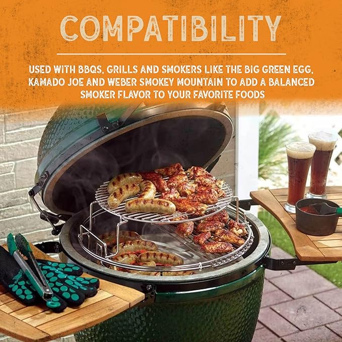 Kiln-Dried Red Oak Cooking Wood Chunks – Sustainably Sourced Firewood and BBQ Wood for BBQs, Grills & Smokers – 10 lbs, Made in The USA with 2 Firestarters