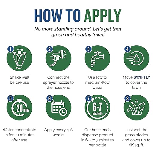 Turf Titan Lawn Kelper Hose End – Liquid Fertilizer with Seaweed Kelp Extract for Lush, Greener Grass – Non-Toxic Seaweed Fertilizer for Lawn & Plants – Covers Up to 8000 Sq Ft