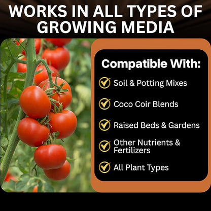 Xtreme Gardening Mykos 100g/3.5oz | Concentrated Mycorrhizal Fungi Root Stimulator for Plants | Organic Mycorrhizae Root Booster for Stronger Roots & Bigger Growth