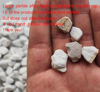 Voulosimi 15QT Organic Perlite Horticultural Soil Amendment for Plants and Enhanced Drainage Enhanced Growth(5-8mm), ZZ-154512156