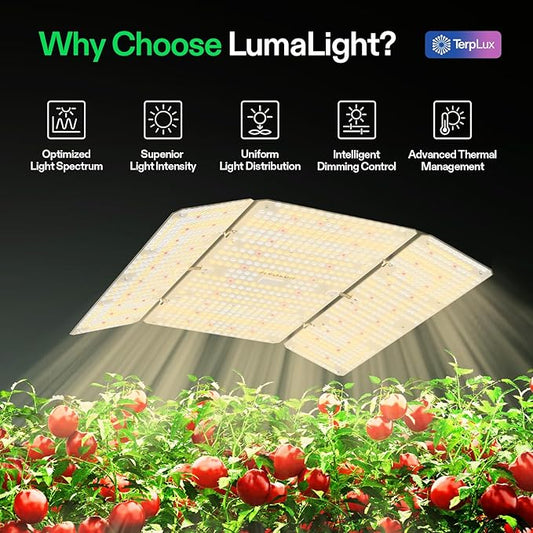 VIVOSUN VS4000 LED Grow Light with Full Spectrum Diodes & Brand Driver Dimmable Sunlike Lights for Seedling Veg & Bloom Plant Grow Lamp for 4x4/5x5 Grow Tent