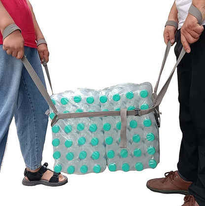 Potted Plant Mover and Lifting Straps for Garden, Landscaping Lifting Straps, Move Heavy Garden Objects:Garden Flower Pots, Planters, Trees, Rocks, Gray, Middle and Small