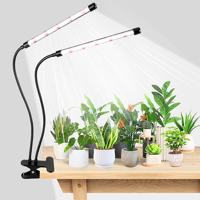 Grow Light 6500K Full Spectrum Plant Grow Lights 84 LED Plant Light with Clip Grow Lamp for Indoor Plants Growing Lamps（1PCS）