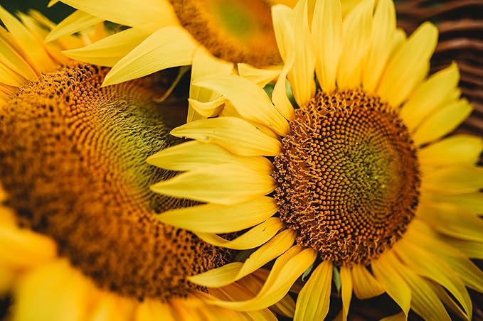 Peredovik Sunflower - 4oz Bulk (~1200 Seeds) - Pollinator-Friendly, Attracts Birds, Bees & Butterflies, Non-GMO Black Sunflower Seeds for Planting Outdoors in The Home Garden, Thresh Seed Company