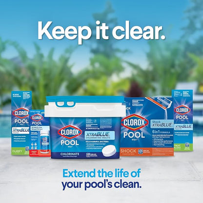 Clorox® Pool&Spa™ Shock XTRABLUE® Plus, Kills Bacteria & Algae in Swimming Pools, Swim-Ready in 15 Minutes, (6-Pack)