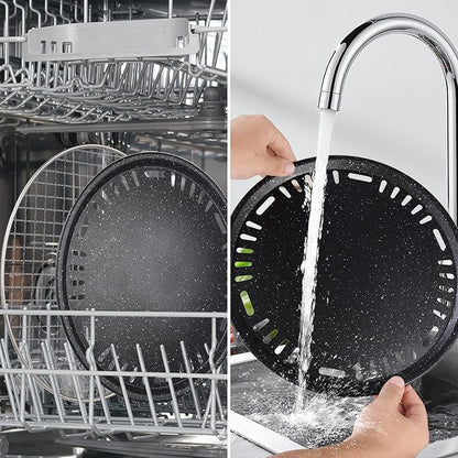 2 IN 1 Smokeless Indoor Electric BBQ Grill/Portable Charcoal Grill with Grill Pan and Grill Net,for Indoor Outdoor Cooking, Bonfire, Patio, Backyard Picnic