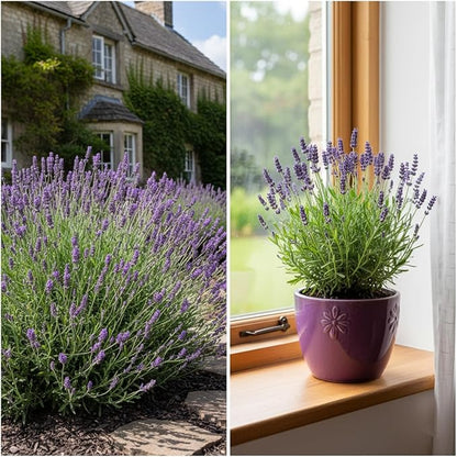 10,000 English Lavender Seeds for Planting Indoors or Outdoors, Flower Seeds for Planting