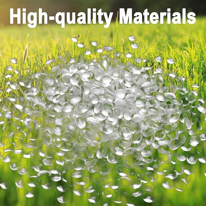 PVC Garden Hose 1/2 Inch, Flexible Water Hose with Male and Female Fittings, No Leaking, Heavy Duty, for Household, Outdoors, Lawns, Patio (50 FT, Green, Plastic Fittings)