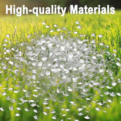 PVC Garden Hose 1/2 Inch, Flexible Water Hose with Male and Female Fittings, No Leaking, Heavy Duty, for Household, Outdoors, Lawns, Patio (50 FT, Green, Plastic Fittings)