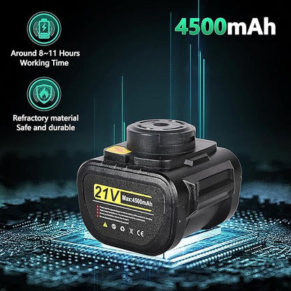 Cordless Electric Pruning Shears, 1.2" (3cm) Cutting Diameter, SK5 Blade, 2×21V 4500mAh Batteries, Lightweight Ergonomic Garden Tree Branch Cutter