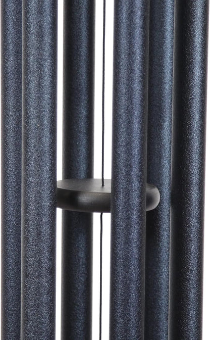 Corinthian Bells by Wind River – 74 inch Midnight Blue Wind Chime for Patio, Backyard, Garden, and Outdoor Decor (Aluminum Chime) Made in The USA