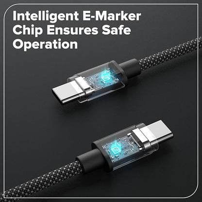 GREENWORKS 24V 1/2" Brushless Cordless Drill (400 In-lbs.), 2.0Ah (12,000mAh Power Bank) USB-C Batteries, 3.3 FT Braided Cable, 30W Charger