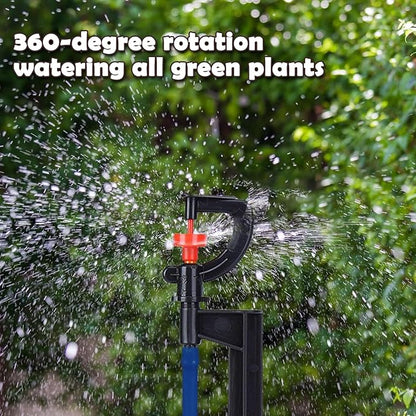 Milltrip 20pcs G Type 360 Degree Drip Irrigation Sprinkler Heads Adjustable Irrigation Drippers Sprinklers Garden Irrigation System Accessory for Garden Lawn Watering System