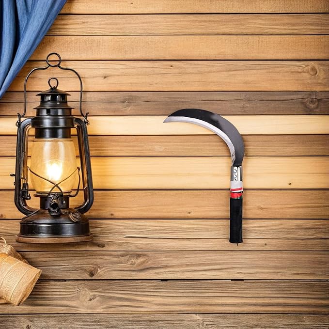 DOITOOL 2pcs Weeder Device Cutter Sickle Manganese Gardening Harvest Steel Grass Hook Reaping Tool Chopping Manual Multipurpose Tree