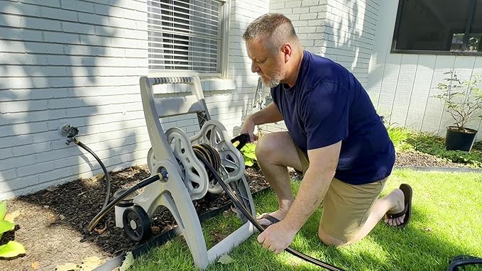 Atlantic Heavy Duty Garden Hose 100 ft x 5/8 Inch Black Color Water Hose. (100 Feet)