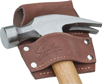 Leather Garden Tool Belt For Women- Florist Belt Holster, Utility Belt Apron for Gardening, DIY, Fits Up to 53", Gift Box Included (Left Handed Brown)