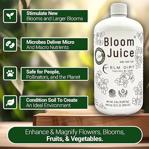 Elm Dirt's Bloom Juice for All Flowering Plants (1-32 oz Bottle)