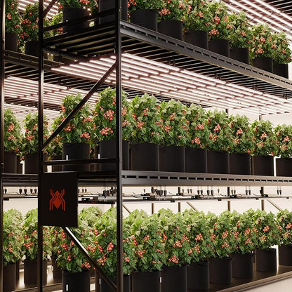 Spider Farmer SE1000W LED Grow Lights 1000w, Samsung LM301H EVO Diodes, 2025 Upgraded Remote App Control, 5x5ft Coverage Dimmable Daisy Chain Bar Style Commercial LED Growing Lamp, Vertical Farming