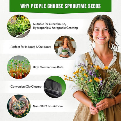 Fall & Winter Summer Savory Seeds for Indoor & Outdoor Planting – 200+ Non-GMO Heirloom USA-Grown Culinary Herb for Seasoning with High Germination (Satureja hortensis)