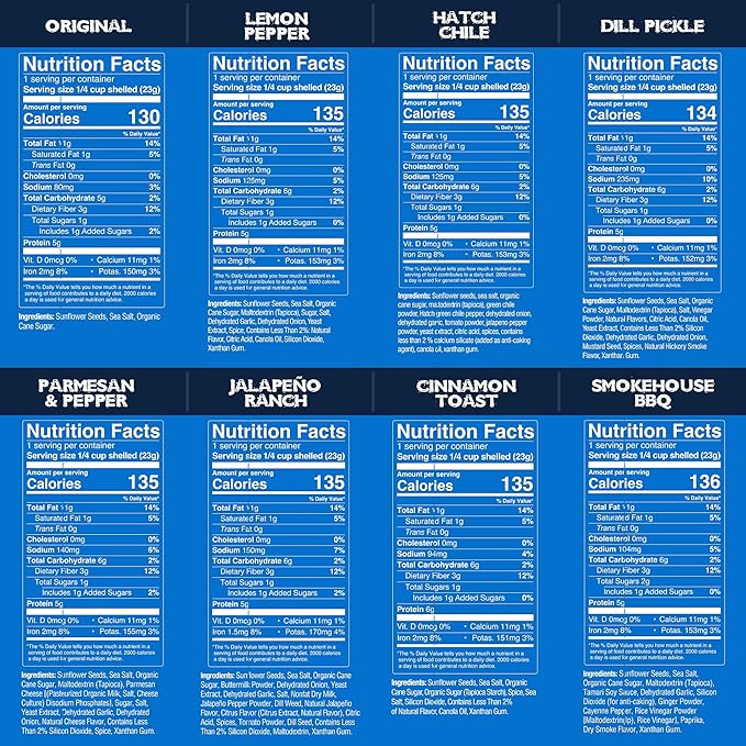 Chinook Seedery Low Sodium Sunflower Seeds Variety Pack of 36, 1.5oz – Sunflower Seeds to Eat – Keto, Flavored, Jumbo, Roasted, Baseball Snacks