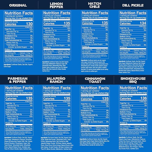 Chinook Seedery Low Sodium Sunflower Seeds Variety Pack of 36, 1.5oz – Sunflower Seeds to Eat – Keto, Flavored, Jumbo, Roasted, Baseball Snacks