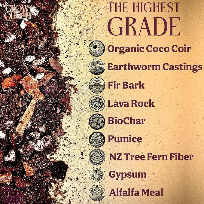 Craft Aroid Potting Mix- Elite Organic Alocasia, Philodendron, Monstera Soil Mix, Chunky, Well Draining Potting Soil for Indoor Plants, All Tropical Plants & Houseplants, Sustainable & Peat Free 1QT