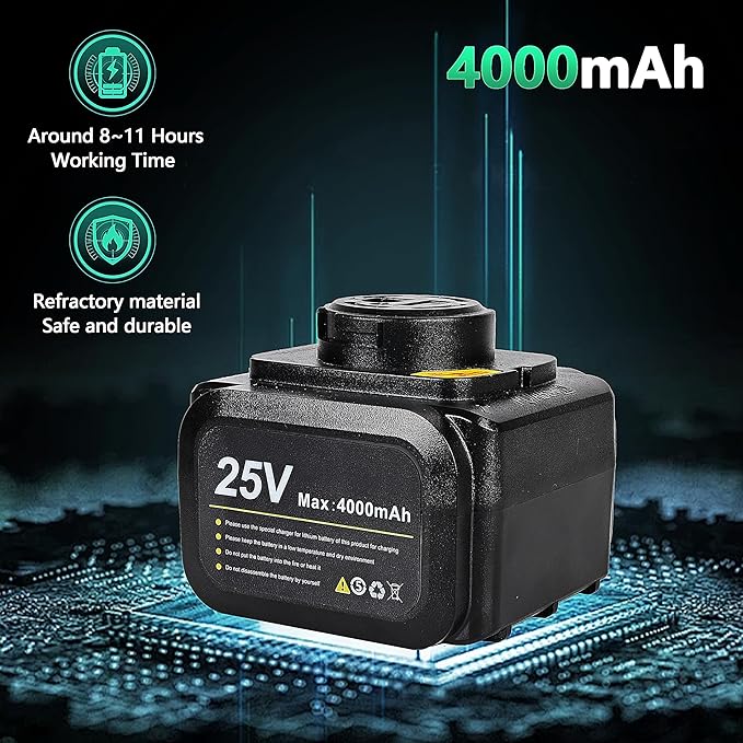 Cordless Electric Pole Pruning Shears,Suoxin 2-in-1 Handheld & Telescopic Tree Trimmer with 6.2FT Foldable Extension Pole, SK5 Blade,1.6" cutting diameter,LCD Display,2×4Ah Batteries for Garden Use