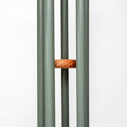 Festival 60-inch Redwood Wind Chime in Forest Green by Wind River for Patio, Backyard, Garden, and Outdoor décor. Made in The USA
