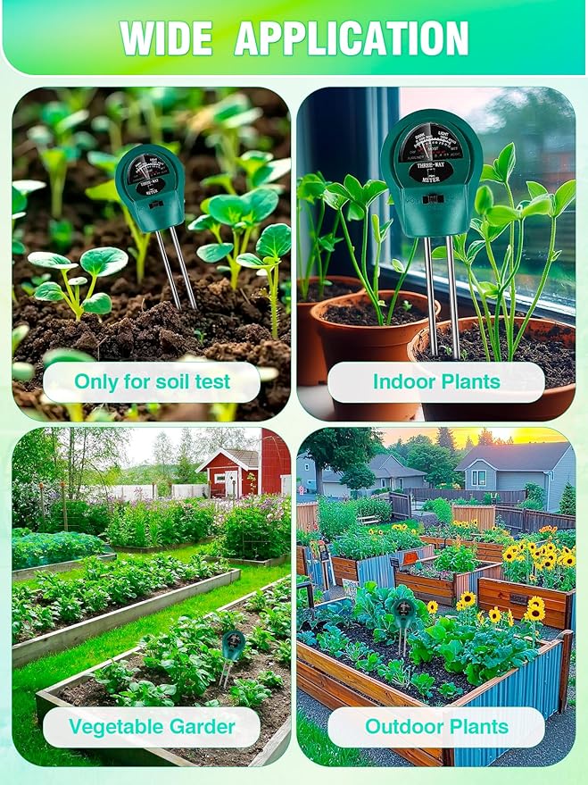 Seed Starter Tray with Grow Lights and Heat Mat, 3-in-1 Soil Meter, 80-Cell Seed Growing Tray, Germination & Plant Propagation Station for Indoor Plants 2-Pack