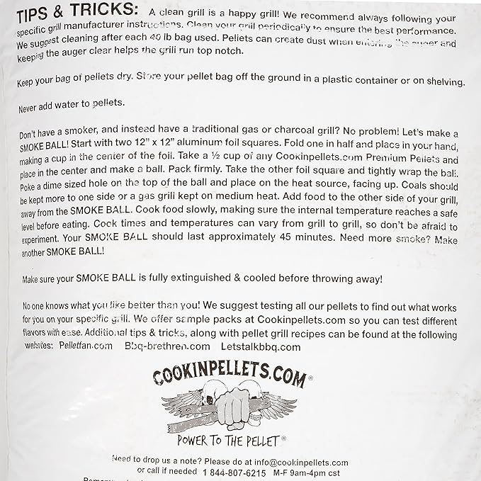 CookinPellets Black Cherry Smoker Smoking Hardwood Wood Pellets, 40 Pound Bag Bundle with CookinPellets Apple Mash Hard Maple Smoker Smoking Wood Pellets, 40 Pound Bag