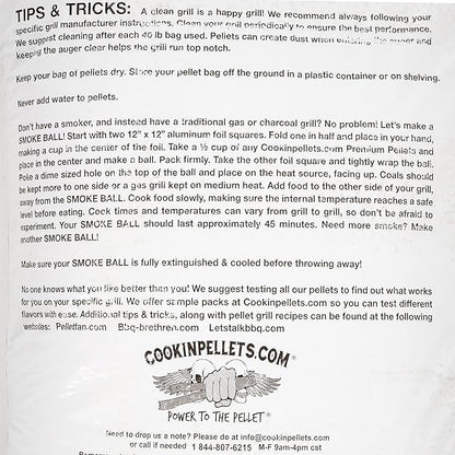 CookinPellets Black Cherry Smoker Smoking Hardwood Wood Pellets, 40 Pound Bag Bundle with CookinPellets Apple Mash Hard Maple Smoker Smoking Wood Pellets, 40 Pound Bag