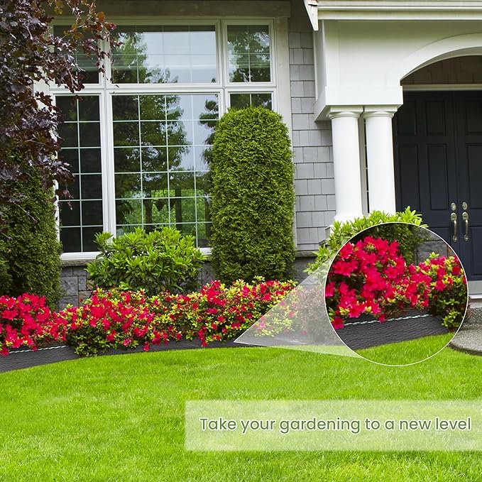 3FT x 100FT Weed Barrier Landscape Fabric, 3.2oz Premium Heavy Duty Garden Cloth, Ground Cover for Gardening,Black Garden Bed Liner