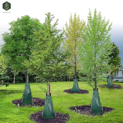 Gardenpal 3 Pack Tree Watering Bag, 20 Gallon Slow Release Watering Bag for Trees,Tree Watering Bags-Drip Irrigation Bag for Newly Planted or Established Trees