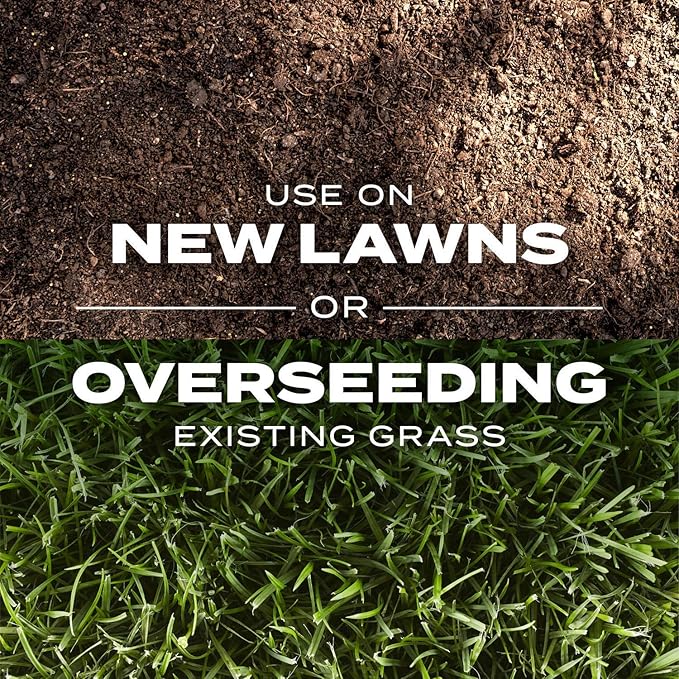 Scotts Turf Builder Rapid Grass Sun and Shade Mix, Combination Grass Seed and Fertilizer, Grows Green Grass in Just Weeks, 5.6 lbs.