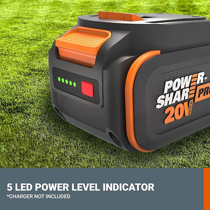 Worx 20 V Lithium-ion Battery 4.0 Ah PowerShare Pro 2 pcs WA3674.2