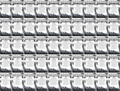 Survival Seed Vault: 50 Varieties, 50,000+ Non-GMO Heirloom Seeds - 5+ Year Supply in Secure Bucket + Growing Guide by B&KM Farms