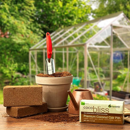 Coco Coir 650gm Bricks (30-Pack) - Organic Coco Coir for Plants & Gardening - OMRI-Listed Cocopeat for Garden Soil, Seed Starter Soil, & Mulch - Coconut Coir Bricks - Coconut Fiber Potting Mix