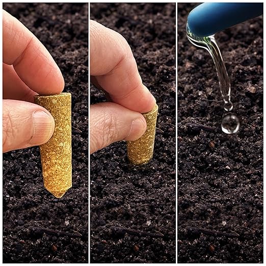 The Old Farmer's Almanac Tomato & Vegetable Plant Food Mini Spikes - NPK 6-4-6 for Continuous Feeding and Bountiful Harvests (72 Mini Spikes)