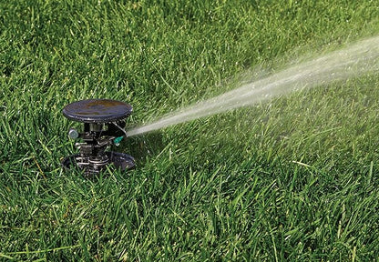 Orbit 55200 Pulse Pop-Up Impact Sprinkler Head, Black