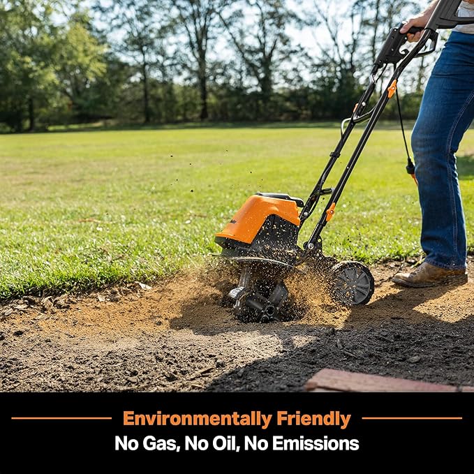 LawnMaster TE1016M Electric Tiller 12-Amp, 16-Inch